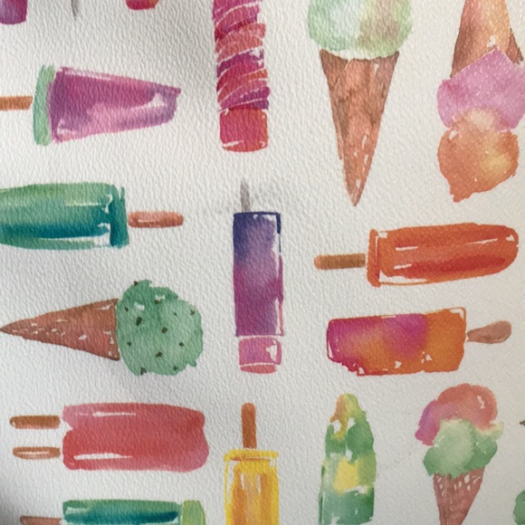 Kate Spade Ice Cream/Popsicle Zip Tote Bag - Picture 6 of 9